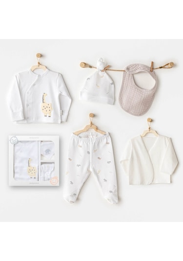 Andywawa Little King 5'li Hastane Çıkış Seti Ac25800 Beyaz