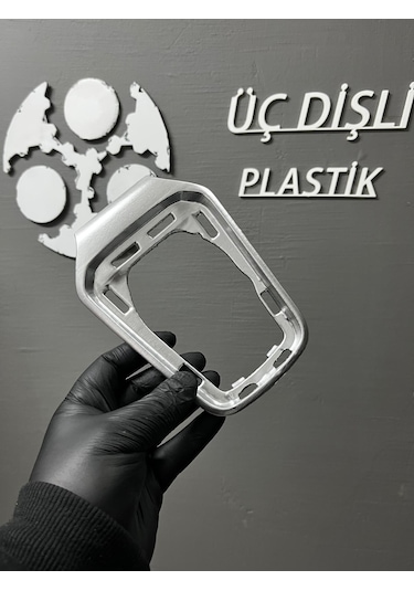 Citroen C-elysee - Peugeout 301 Vites Çercevesi Krom Efek 3d Baskı 1 Adet