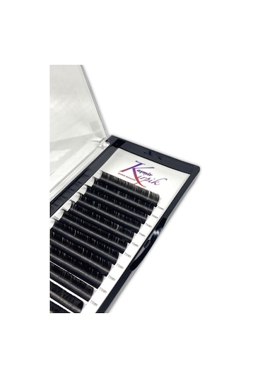 KAŞMİR KİRPİK  Klasik D KIVRIM 0.15 MM 11 numara tek boy kirpik