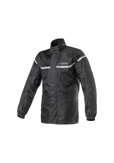 Clover Wet Jacket Pro Wp / Üst Yağmurluk Siyah