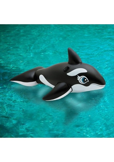 Ganzhoushop Suntek Su Şişme Şamandıra Canlı Renkli Eğlence Havuz Çok Balina 193x119cm Tj Çok Renkli