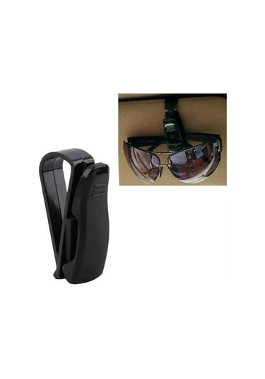 Oto Araç Içi Gözlük Tutucu 2 Adet Tutacağı Klips Aparatı Mandalı