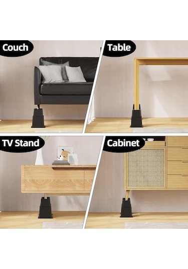 Suntek Yatak Yükselticileri Platform Çerçeve 4-adet 4 Adet