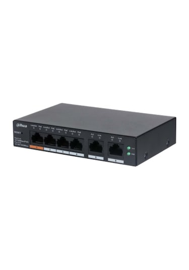 Dahua Cs4006-4et-60, 4 Port, Megabit, Poe 60w, 2 Port Uplink, Cloud Yönetilebilir, Switch