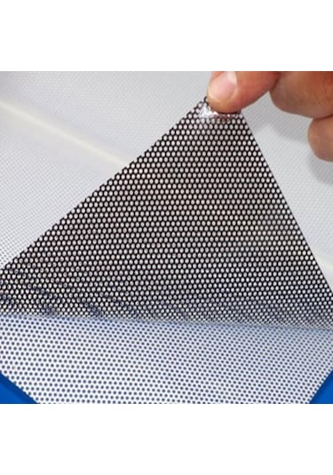 One Way Vision Arkası Siyah Delikli Yapışkanlı Folyo