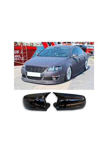 Vw Passat B6 Batman Yarasa Ayna Kapağı Piona Black Abs 2005 2006 2007 2008 2009 2010