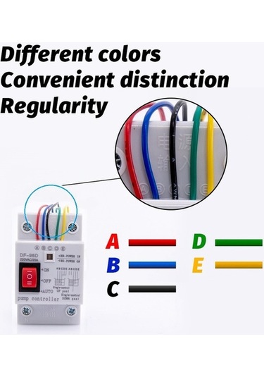 Ulzyvf Df-96dk Otomatik Su Seviyesi Kontrol Anahtarı 20a 220v 2m Teller, Yüksek Kalite