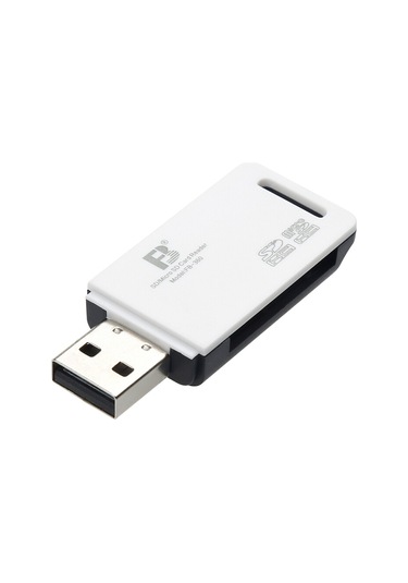 Fosenze Fb360 Usb 2.0 Çiftli Kart Okuyucu - Tf Ve Sd/sdhc Kartları İçin Fotoğraf Makinesi Çok Fonksiyonlu Siyah Okuyucu