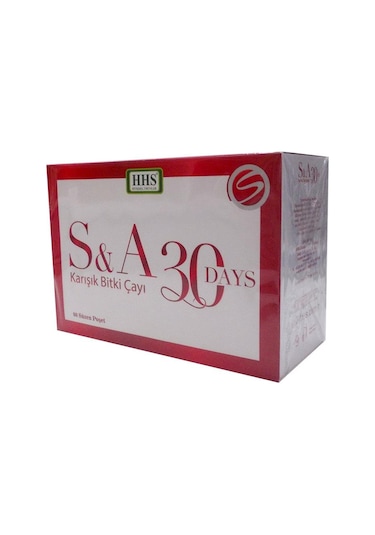 HHS SA30 Days Herbal Tea Süzen Poşet 60'lı