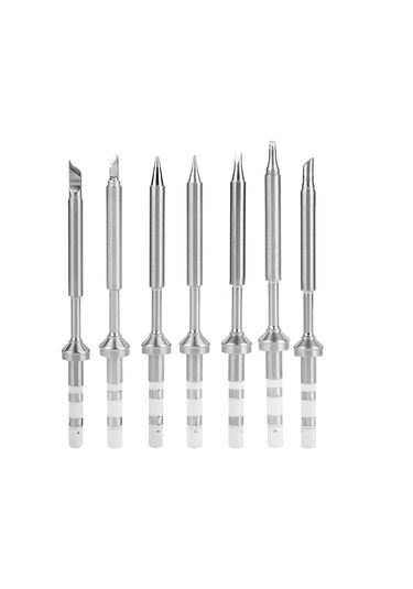 Teltree Ts100 İçin 7'li Paslanmaz Çelik Değiştirme Ucu - Hızlı Isınma, Mini Boyut, İyi Isıiletim - Elektronik Tamir Ve Üretim İçin