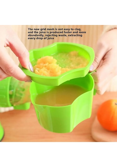 Cbtx El Sıkacağı Küçük Taşınabilir Mutfak Robotu Meyve Suyu Sebze Sıkacağı Mavi