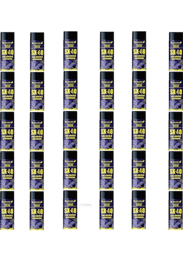 Solon 30 Adet Extra Güçlü Profesyonel SX-40 Pas Sökücü Sprey 200 ML