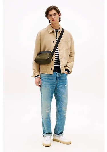 Erkek Th Çapraz Askılı Kamera Çantası - Yeşil Army Green