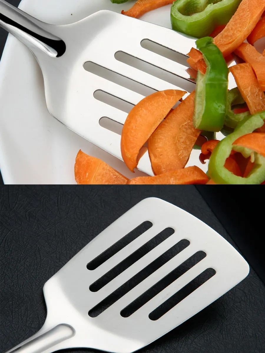 Hazdev Pankek Ve Izgara İçin Metal Mutfak Spatulası 316778653 Gri