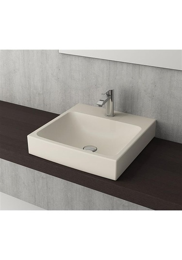 Bocchi Scala Tezgah Üstü Lavabo 48 CM Mat Yasemin 1076-007-0126