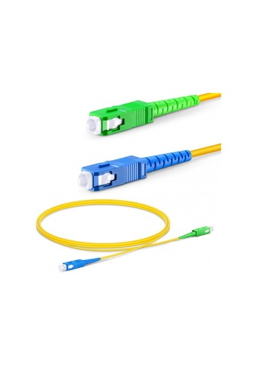 Fiber Optik Patch Cord Kablo Sc / Upc To Sc / Apc Fiber Optik Kabl 5m