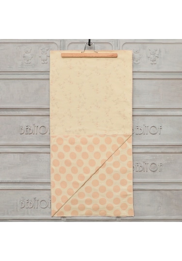 Bebitof 95039 Papatyalı Pazen Bebek Battaniyesi 87 X 90 Cm Krem Çok Renkli