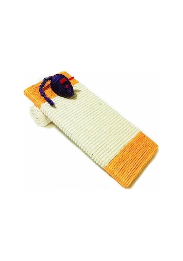 Fare Oyuncaklı Rampalı Kedi Tırmalama Tahtası 17 x 38 CM