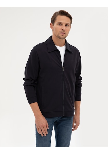 Pierre Cardin Erkek Lacivert Hırka Örme 50313924-vr033 Lacivert