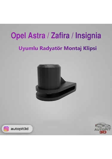 Opel Astra / Zafıra / Insıgnıa Uyumlu Radyatör  Klipsi 2 Adet