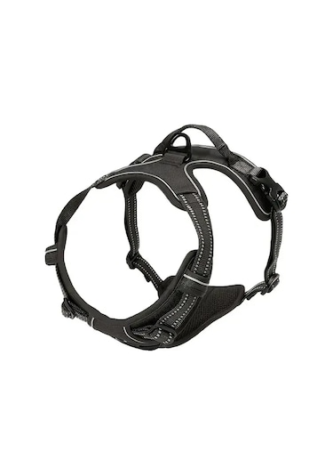 Maxaccess Siyah Xl Köpek Yeleği Tasması, Anti Çekme Yürüyüş Vest, Reflektif Ve Ayarlanabilir Büyük Köpek Göğüs Askısı, Kontrol Tutamacı Ve Yumuşak Pedli