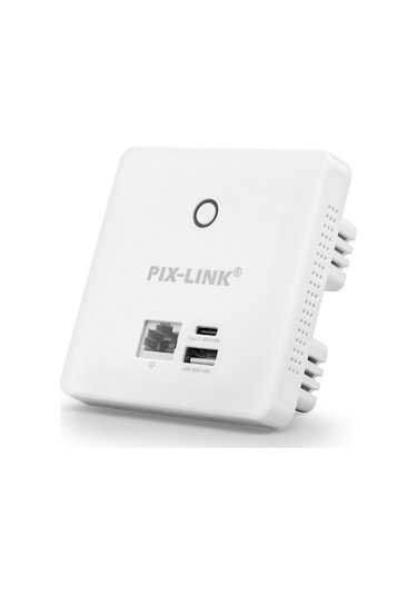Duvar Tipi Wifi Access Point Poe Destekli 300 Mbps - Beyaz Lv-cap08