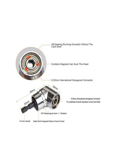 Tongxida 105 Dönüşlü Tornavida Seti - 7 Parça, Manyetik Kilitli, Adaptörlü