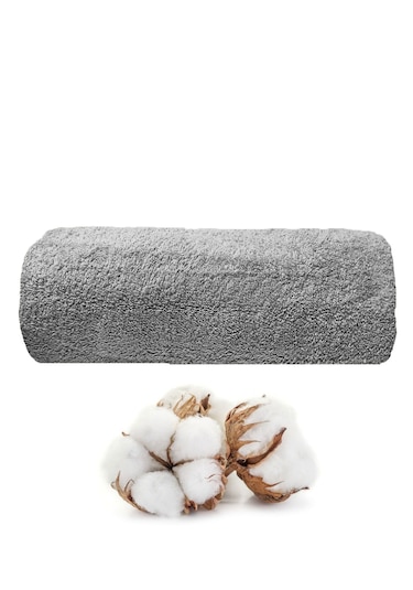 Banyo Havlusu 90x150 Cm %100 Pamuklu Otel Havlusu Gramajlı 600 Gr Gri