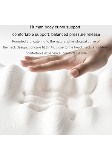 Sones Araba Hafızalı Köpük Boyun Yastığı Araba Boyun Desteği İpek Yastık Araba Koltuğu Servikal Yastık, Stil: Bel Pedi Gri