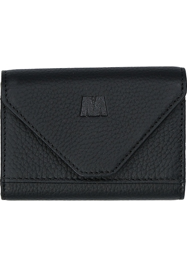 Mft Leather Hakiki Deri Kadın Akordiyon Cüzdan Mia 2190 Flother Mah Siyah