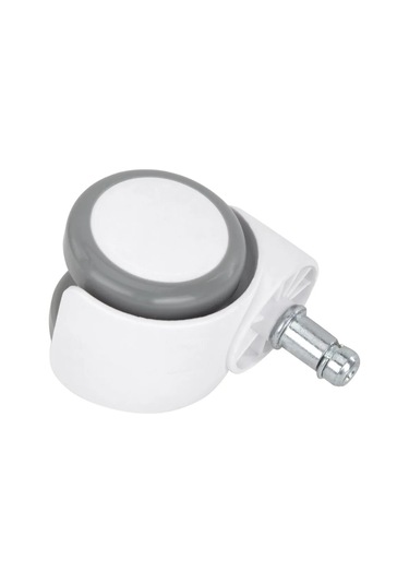 Brabıx Ofis Koltuğu İçin Lastik Tekerlek Seti 5 Adet 415726099 Beyaz