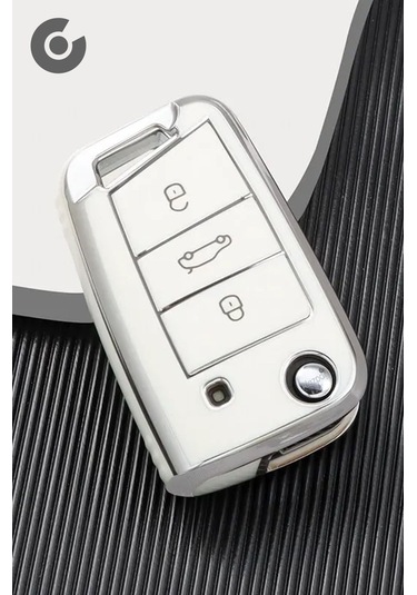 Volkswagen Polo Golf T-roc T-cross Passat Tpu Uyumlu Anahtar Kılıfı Byz