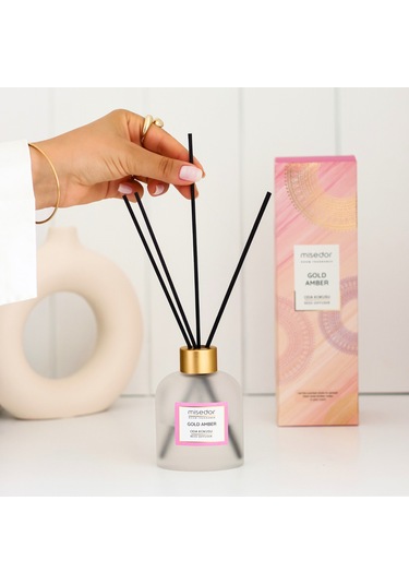 Misedor Gold Amber Çubuklu Oda Kokusu 120 ML