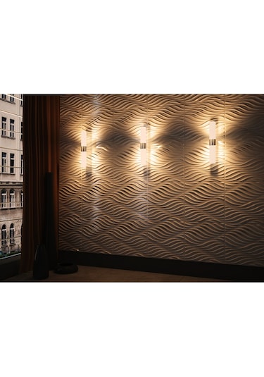 3 Boyutlu Boyanabilir Pvc Duvar Paneli Concept 50-50 Cm 4 Adet-1 Metrekare