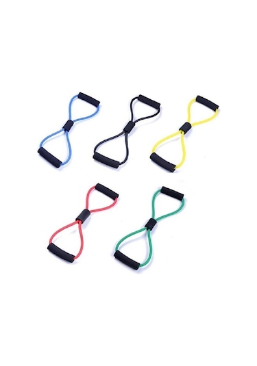 Pilates, Egzersiz Direnç Lastiği Renk Seçenekli Siyah