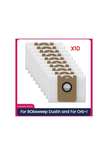 Xiaaokeji Bobsweep Dustin Ve Orb-ı Robot Süpürge Parçaları Toz Torbası İçin