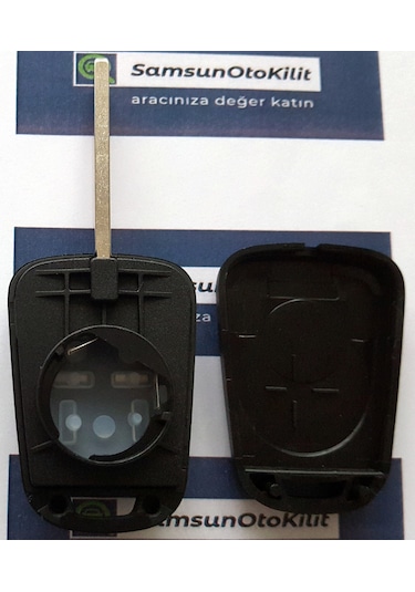 Opel Astra J Insignia Kumanda Kabı Anahtar Kabı 2 Buton Logolu