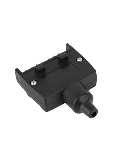 Yaozixa Avustralya Standartı 7-pin Düz Erkek Treyler Plug, Araç Lambaları Bağlantısı, Korozyona Dayanıklı, Abs Malzeme, Kolay Kurulum