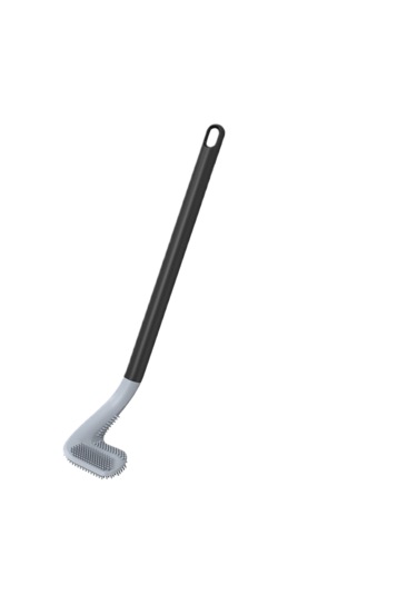 Silikon Yumuşak Kıllı Tuvalet Fırçası-siyah