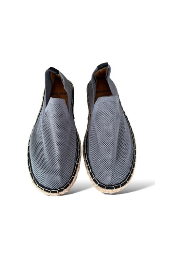 Unisex El Yapımı Triko Espadril Grı-gri Gri