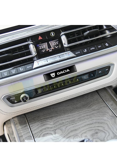 Dacia Logo Kapı Kolu Torpido Ayna Damla Sticker Etiket