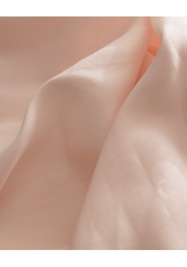 Ciel Tek Kişilik Plus %100 Pamuk Lastikli Saten Çarşaf - Açık Pudra 8684427179710 Çok Renkli