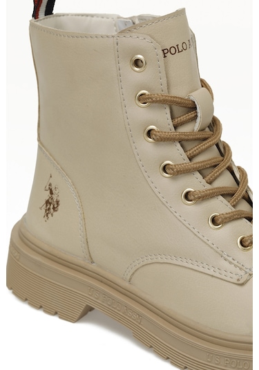 U.s. Polo Assn. Trena Jr 5pr Bej Kız Çocuk Biker Bot 000000000102042432 Bej