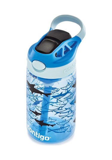 Contigo Gizmo Flip Pro Sharks Tritan Çocuk Suluğu 420ml Açık Mavi