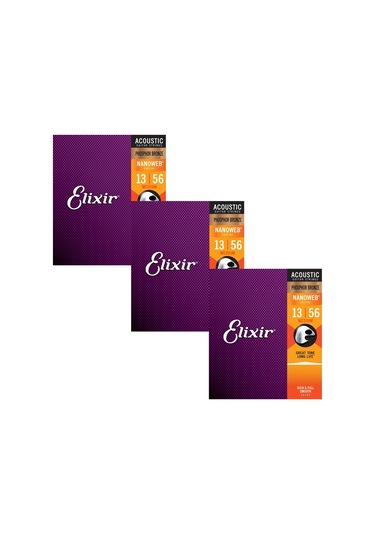 3 Takım Elixir Nanoweb Elektro Gitar Telleri Bariton Akustik Gitar Telleri 11002 11027 11052 16002 16027 16052 12002 12052 Açık Yeşil 22.5 24.5 17.9mm