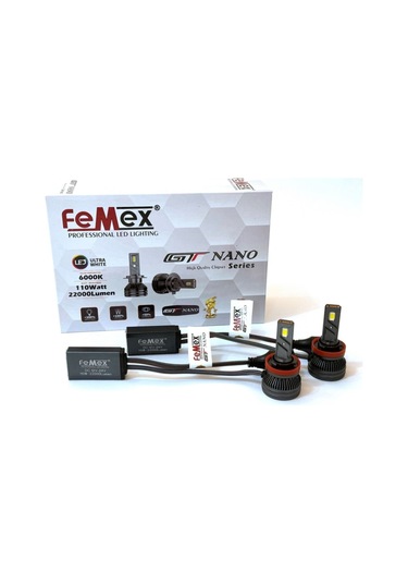 Femex Gt Nano Pro Csp Lextar H8/11 Led Xenon Led Headlight