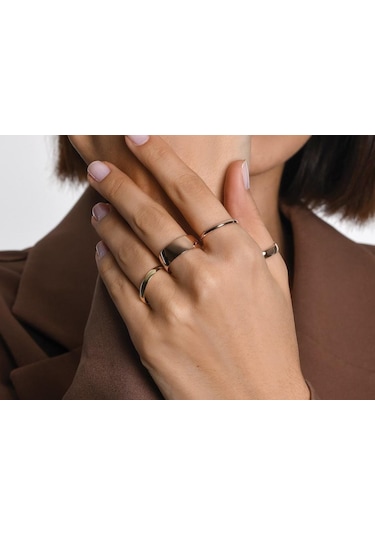 Altın Nesil Alyans - Bombeli Rose Gold Klasik Alyans