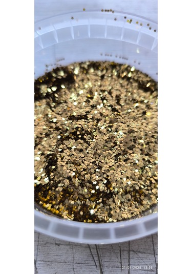 Boya İçerisine Katılan Sim Büyük Kesim Altın Sarı 50 Gr