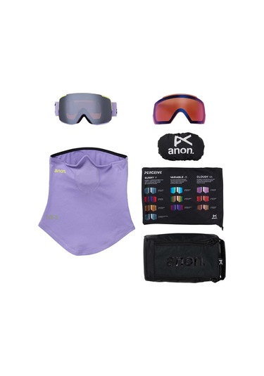 Anon Anon M5 Goggles + Bonus Lens + Mfi:registered: Face Mask Unisex Mor Goggle 4475 Mor