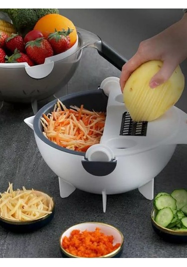 Tehdom Sebze Rende Mekanik Dilimleyici 176935237 Beyaz